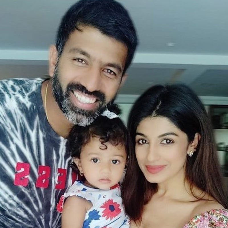 Picture of Rohan and Supriya Bopanna together