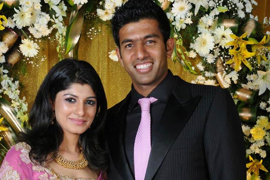 Picture of Rohan and Supriya Bopanna together