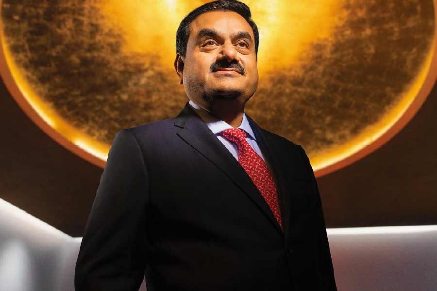 A photograph of Indian businessman Gautam Adani.