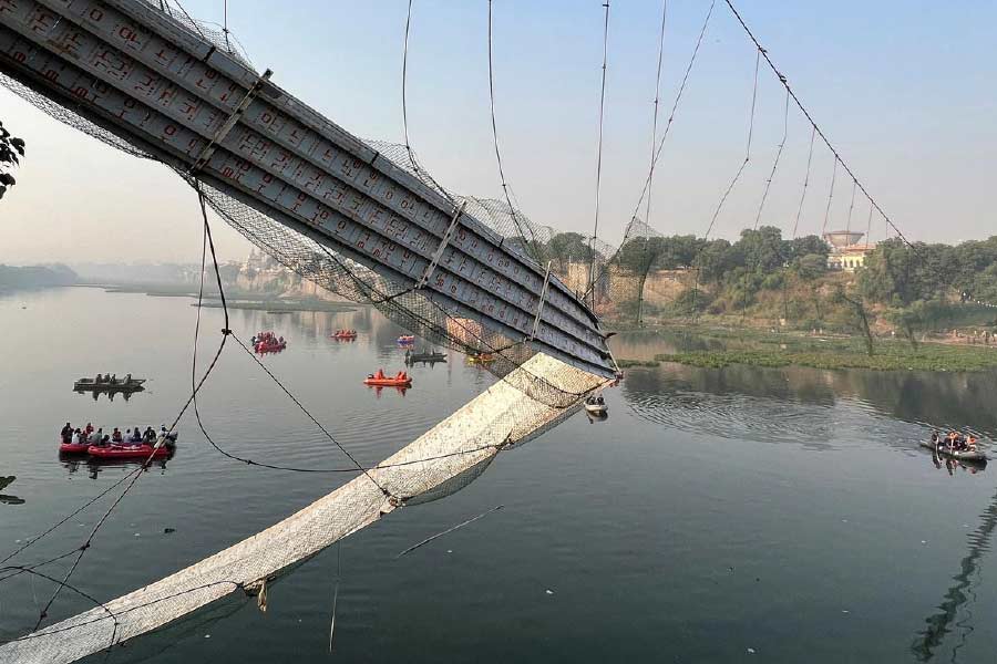 Gujarat Court rejects bail plea of 7 accused in Morbi bridge collapse case.
