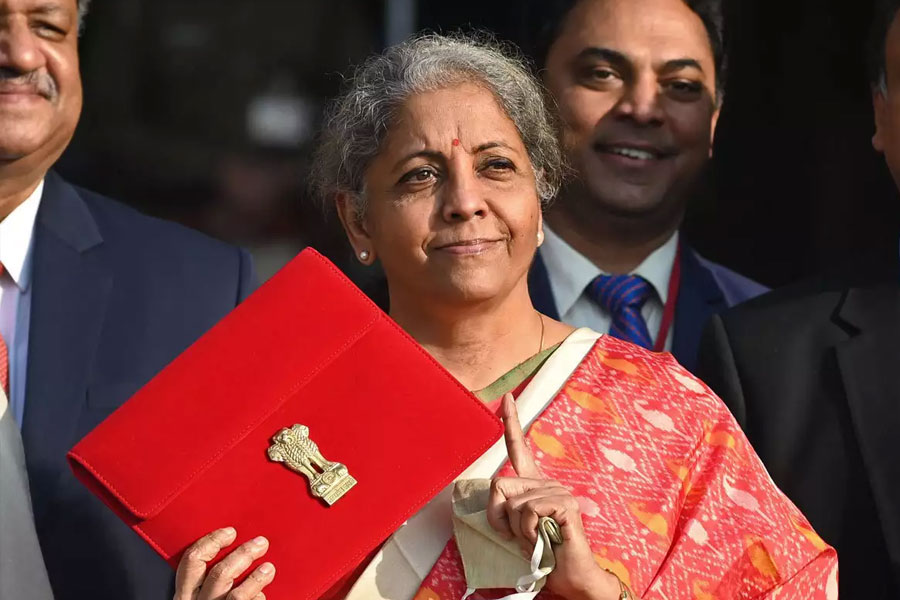 image of central finance minister Nirmala Sitaraman