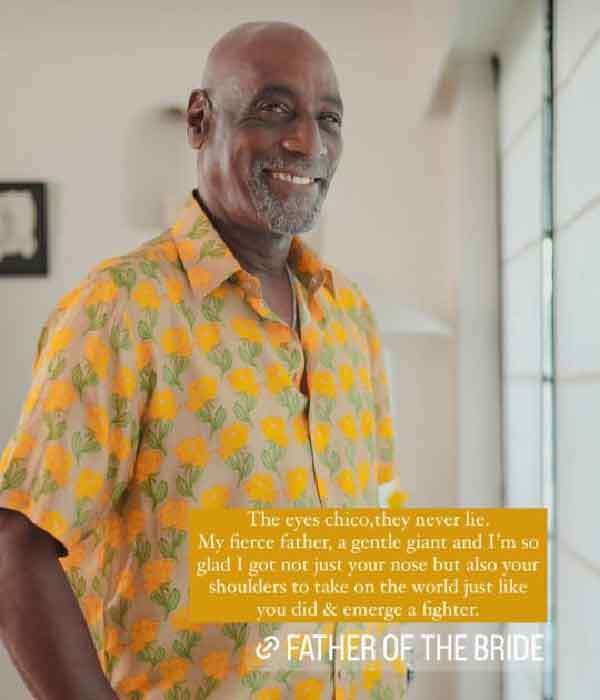 Photograph of Vivian Richards.