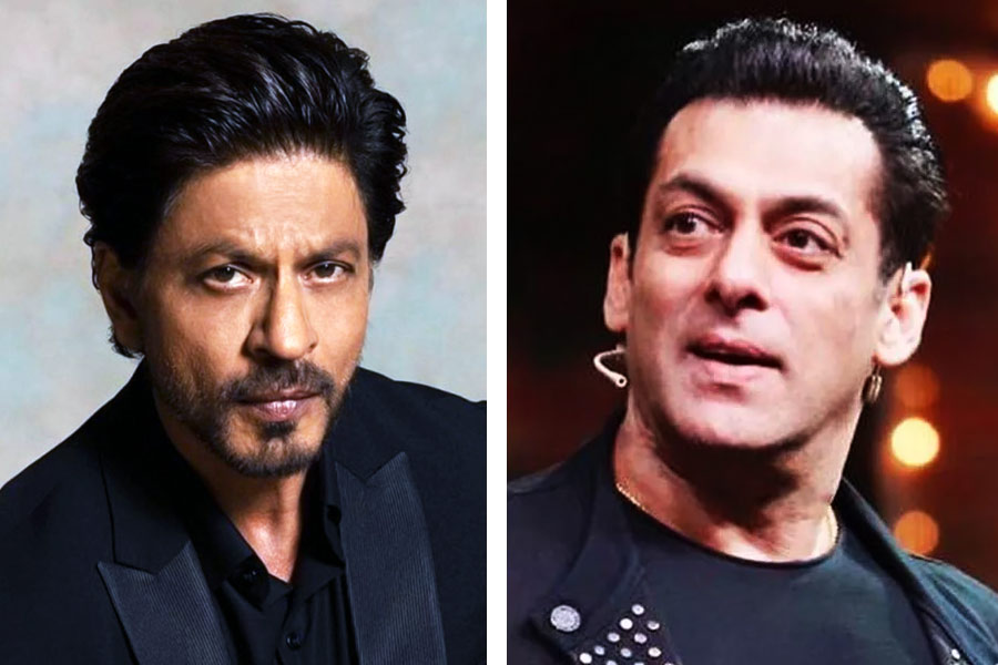 photo of Shahrukh Khan and Salman Khan.