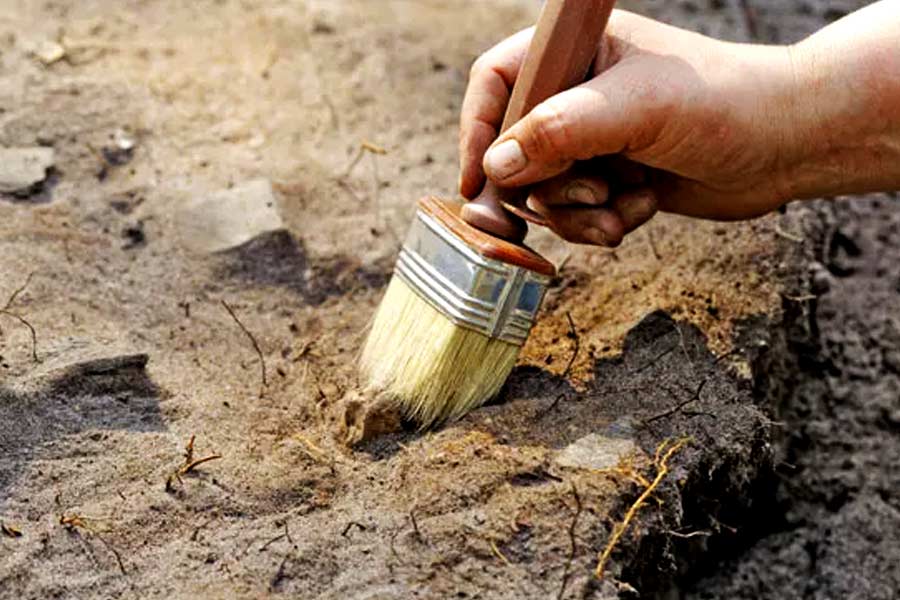 Archaeologists found 3,000 Years Old Bronze Sword in Germany which is still shining