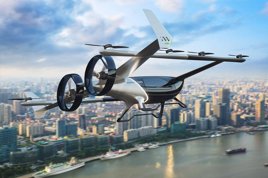 Image of flying car Model A