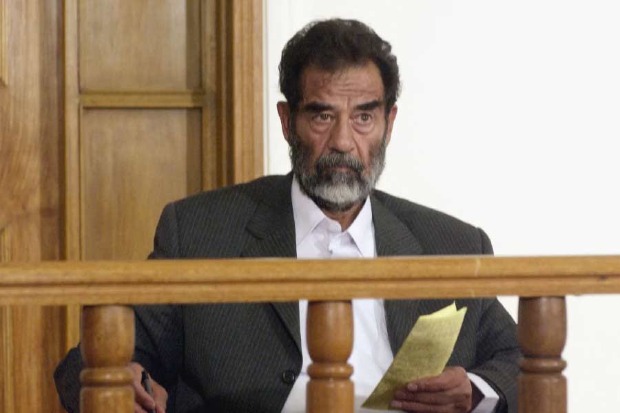photo of saddam hussein