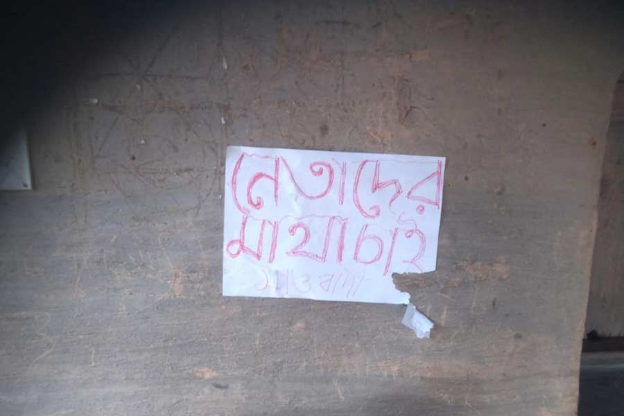 Maoists posters recovered from Belpahari