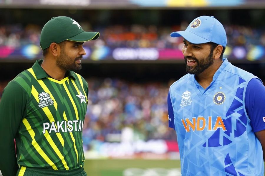 picture of Babar Azam and Rohit Sharma