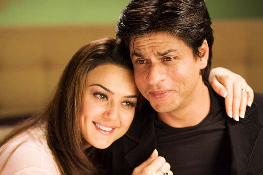 Shah Rukh Khan and Preity Zinta