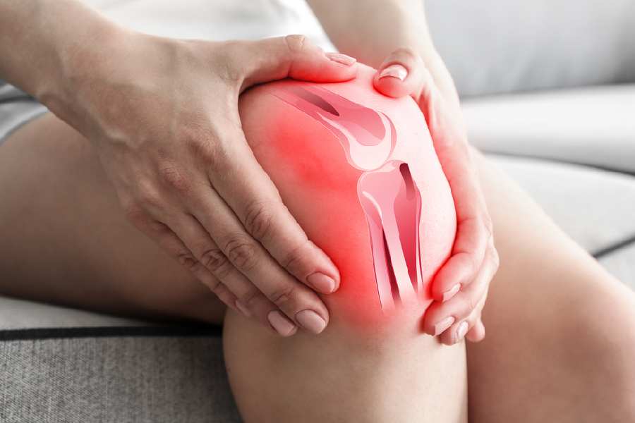 Image of knee pain.