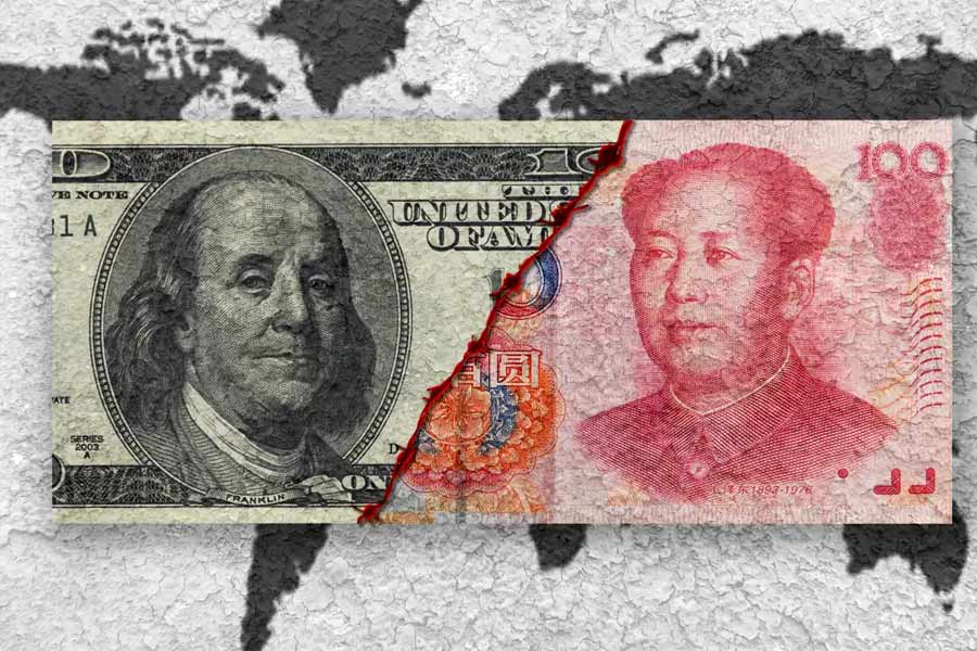 China is selling dollars offshore to save yuan