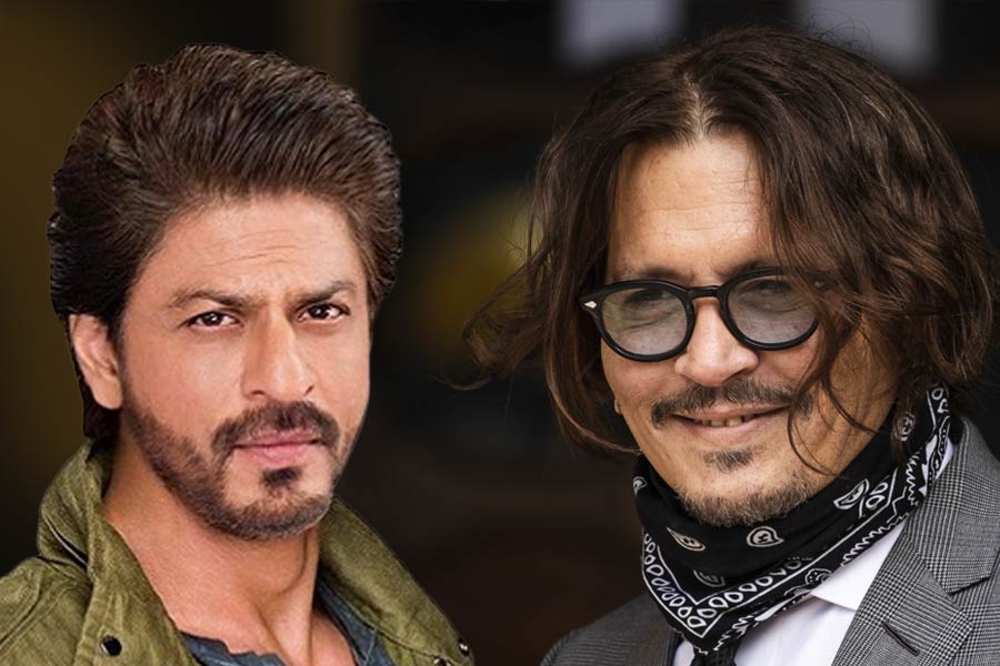 Image of Shah Rukh Khan and Johnny Depp