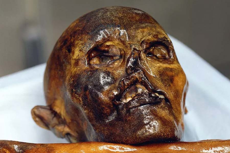 One of the oldest and cursed mummies Otzi the Iceman who mysteriously claimed many lives.