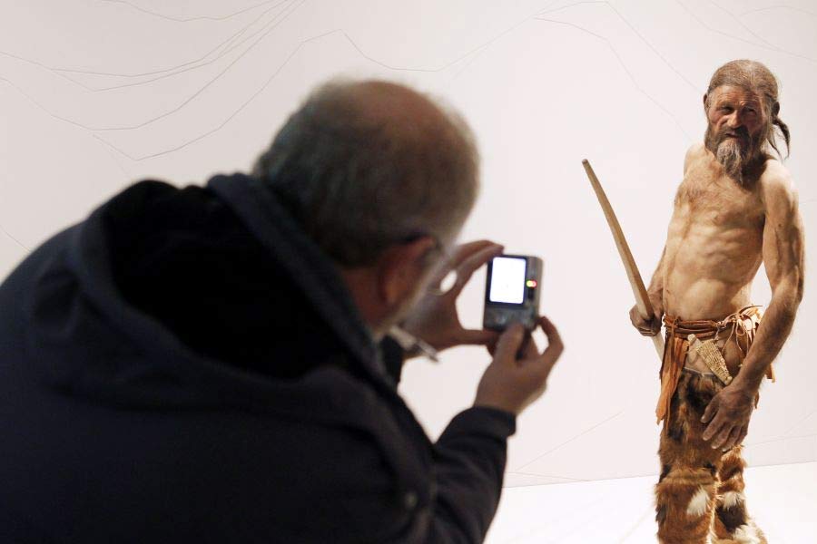 One of the oldest and cursed mummies Otzi the Iceman who mysteriously claimed many lives.