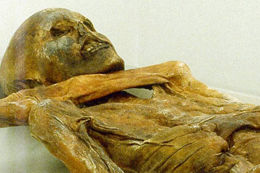 One of the oldest and cursed mummies Otzi the Iceman who mysteriously claimed many lives.