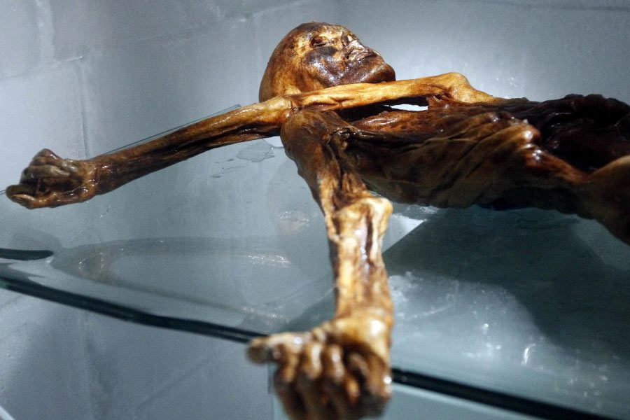 One of the oldest and cursed mummies Otzi the Iceman who mysteriously claimed many lives.