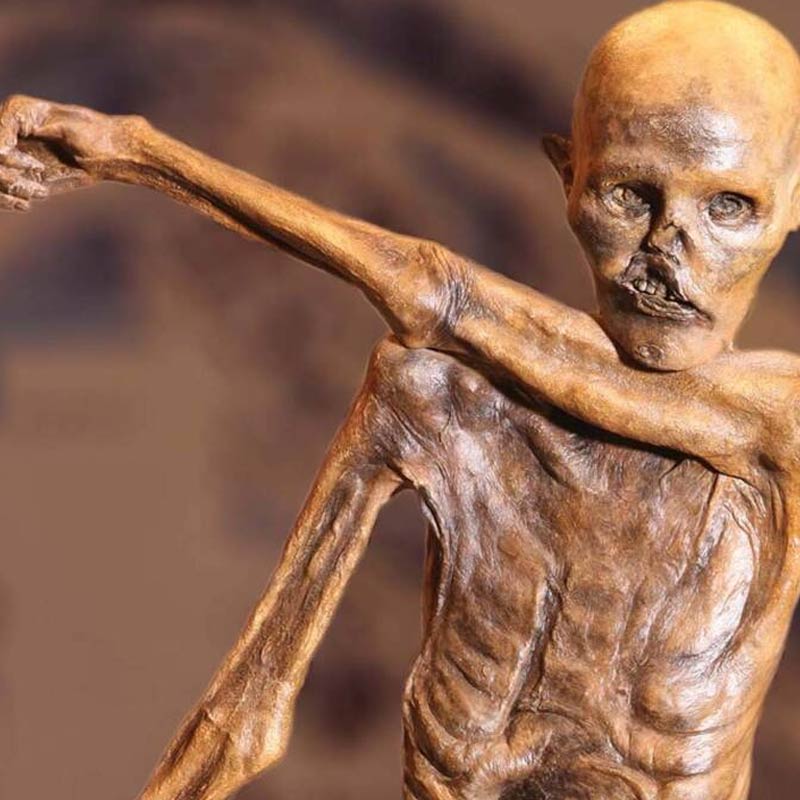 One of the oldest and cursed mummies Otzi the Iceman who mysteriously claimed many lives.