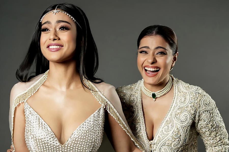 Image of Kajol with Nysa