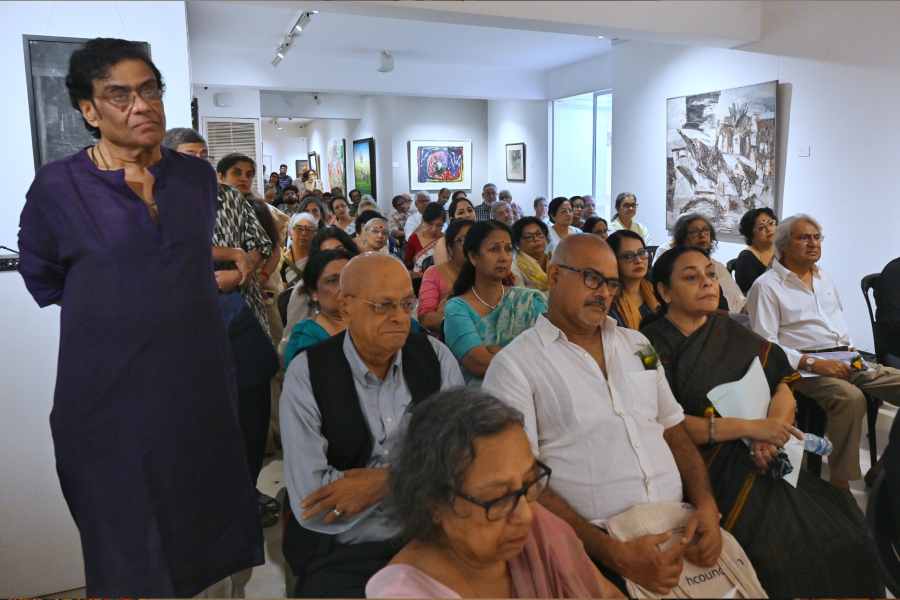 Members from the art world celebrated art critic Rita Datta’s life and memory at CIMA gallery 