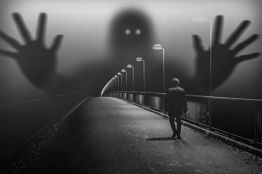 representational image of ghost 