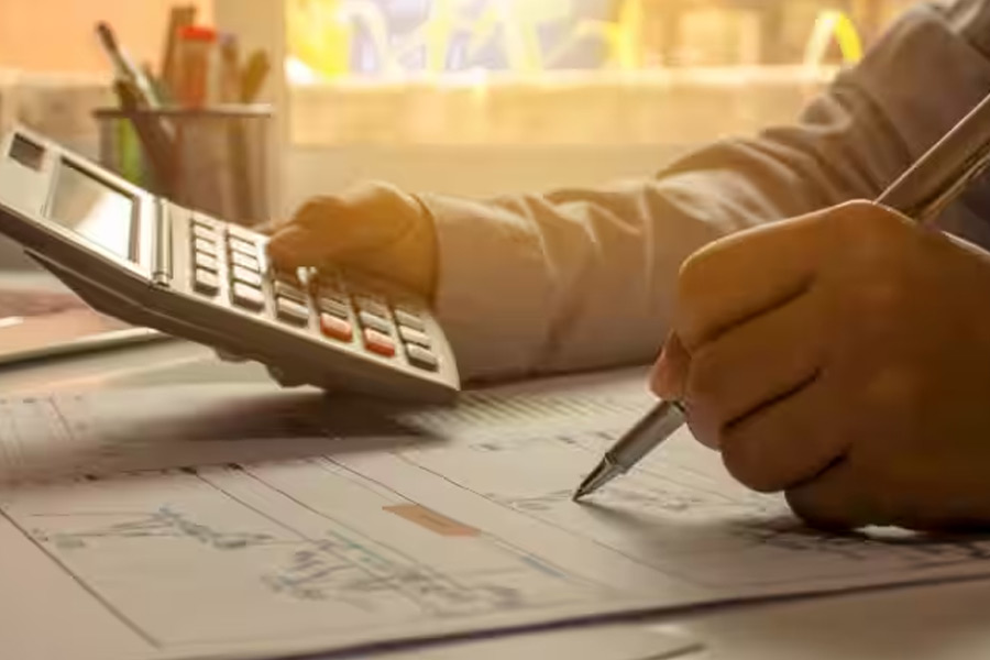 Representational picture of office