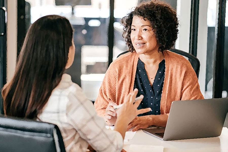 Representational image of office employee