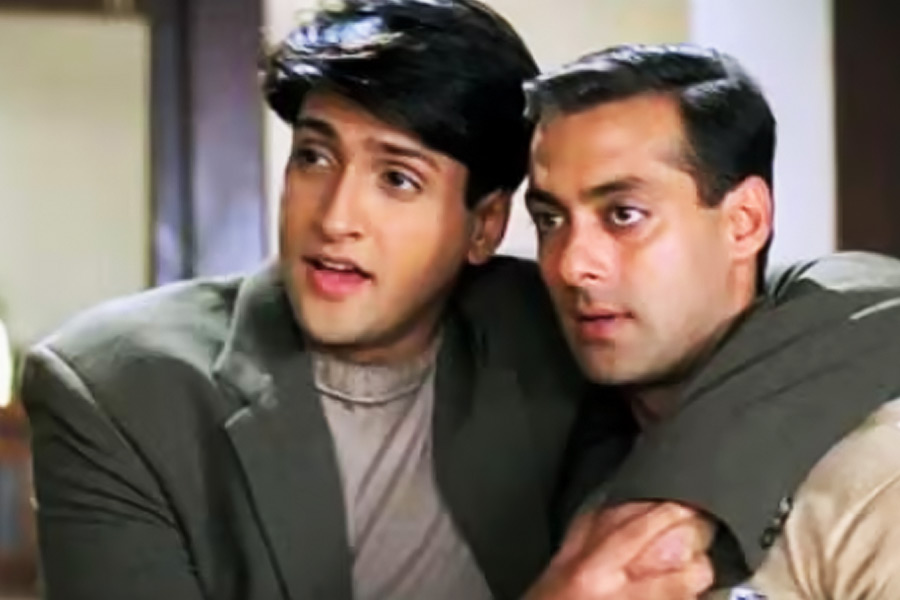 Inder Kumar and Salman Khan