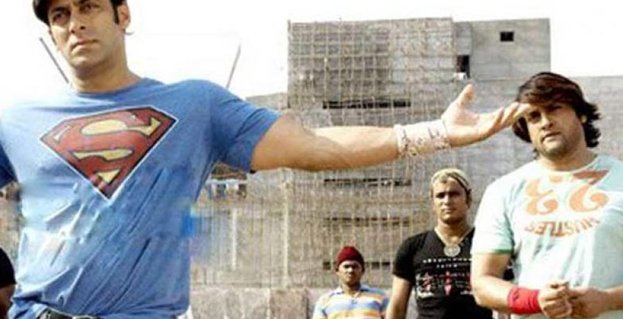 Inder Kumar and Salman Khan in Wanted movie