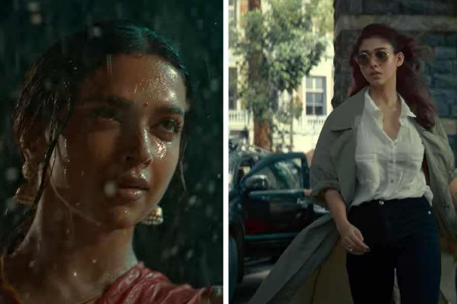 Deepika Padukone and Nayanthara in Jawan.