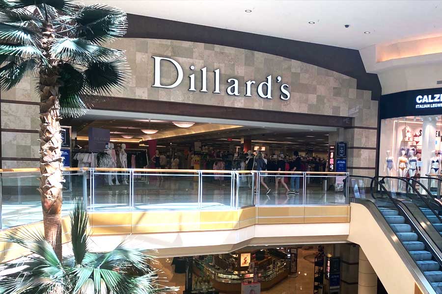 Image of departmental store Dillard's
