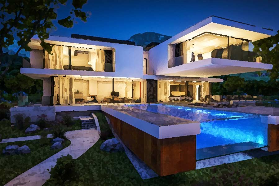 Representational image of mansion