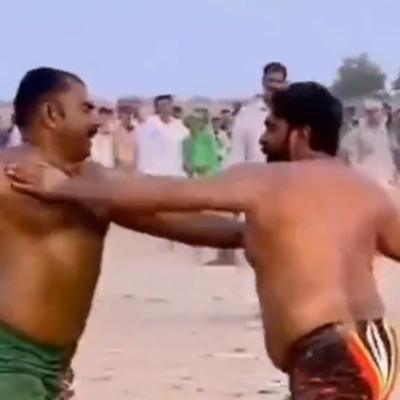 Viral video of Pakistan’s Slap Kabaddi that is gaining popularity in that country
