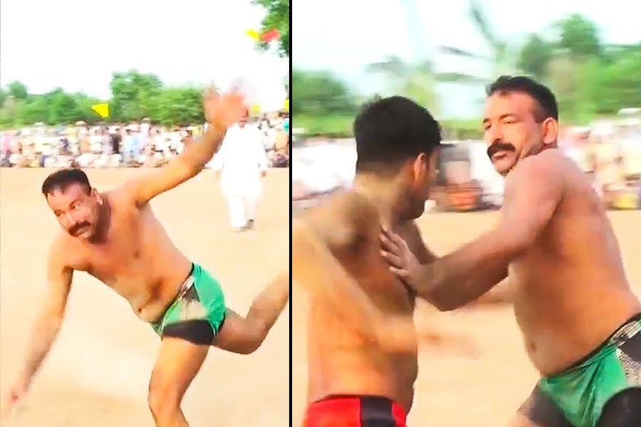 Viral video of Pakistan’s Slap Kabaddi that is gaining popularity in that country