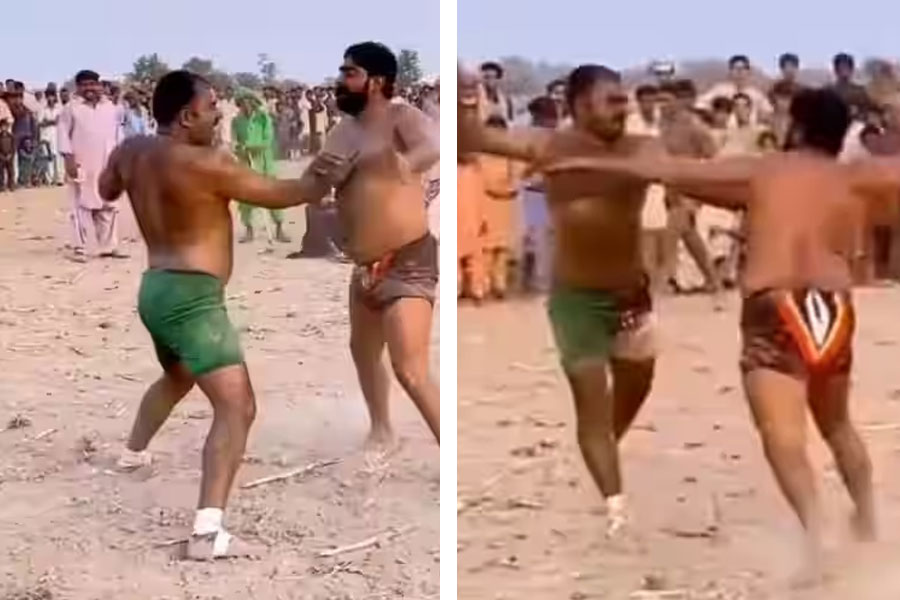 Viral video of Pakistan’s Slap Kabaddi that is gaining popularity in that country