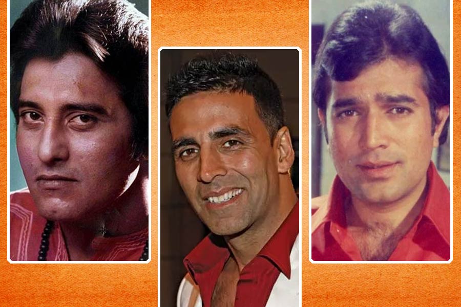 Akshay Kumar, Vinod Khanna and Rajesh Khanna
