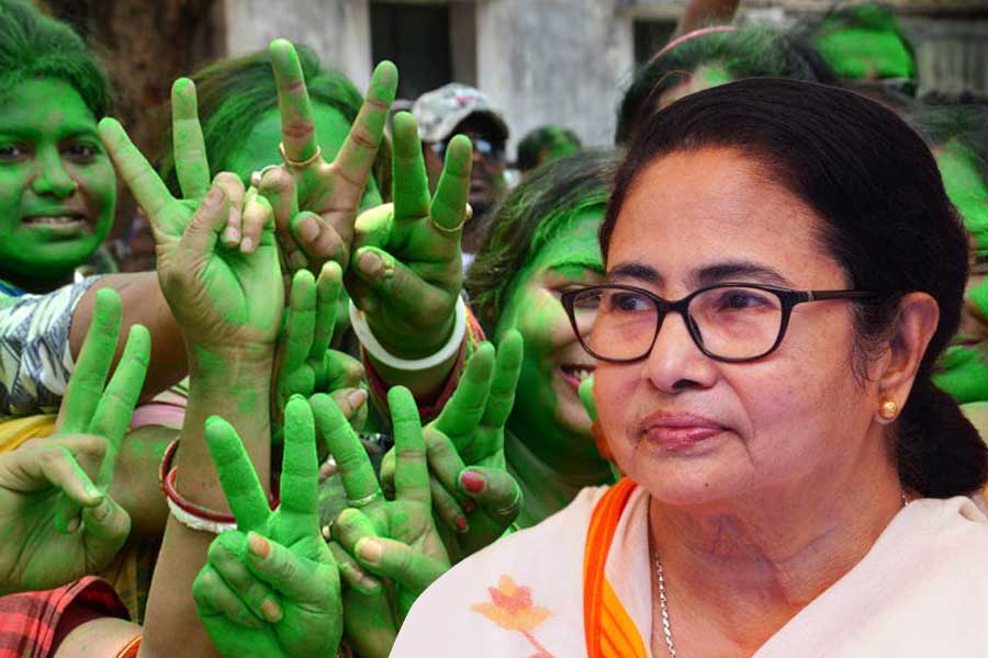 TMC Supremo Mamata Banerjee congratulates in advance assuming her party\'s win in Panchayat Election