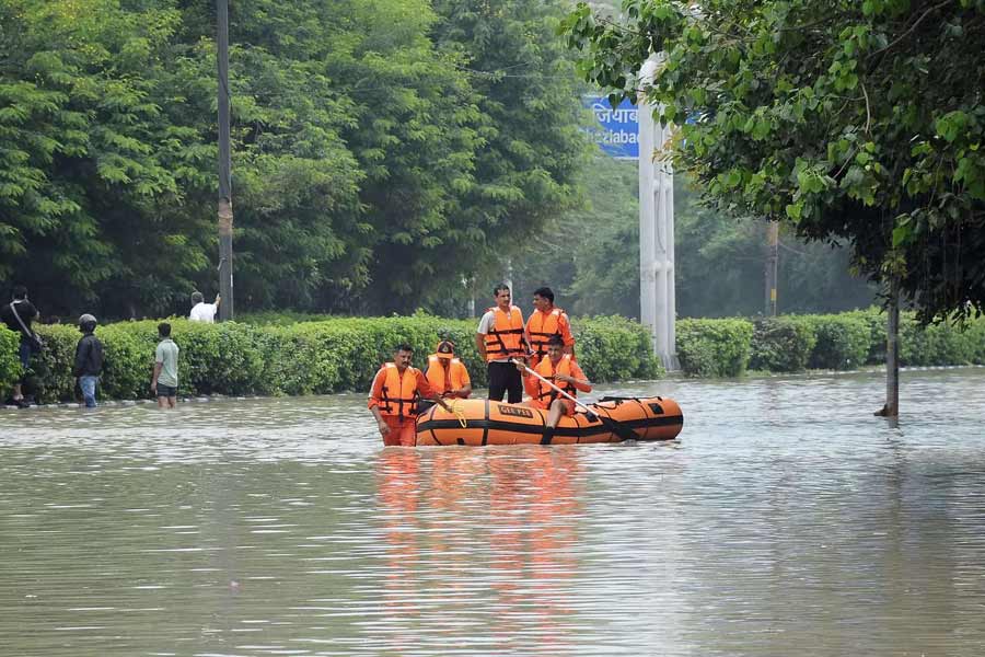 image of delhi flood 