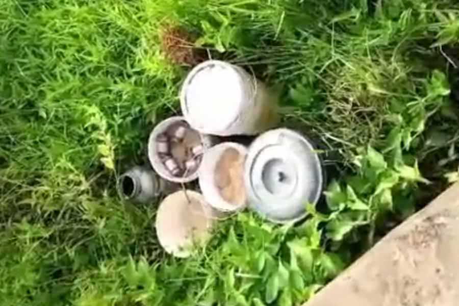 Bombs recovered from different areas of the state