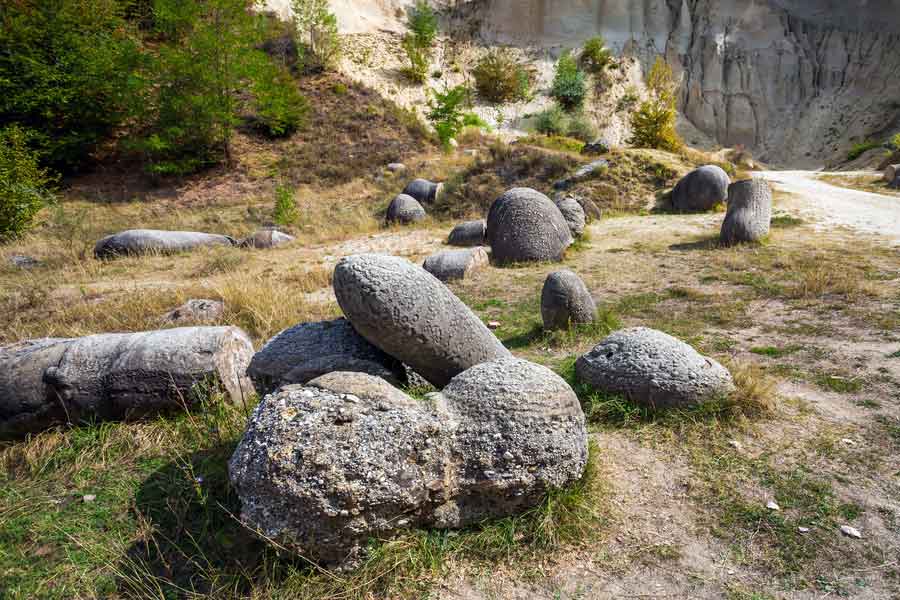 Image of Trovants stones of Romania