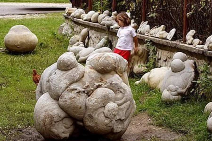 Image of Trovants stones of Romania