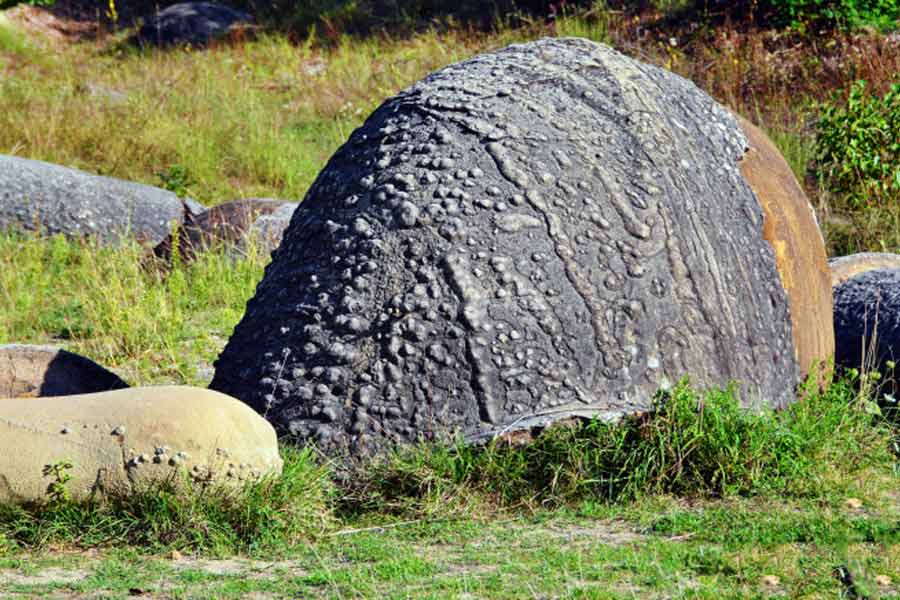 Image of Trovants stones of Romania