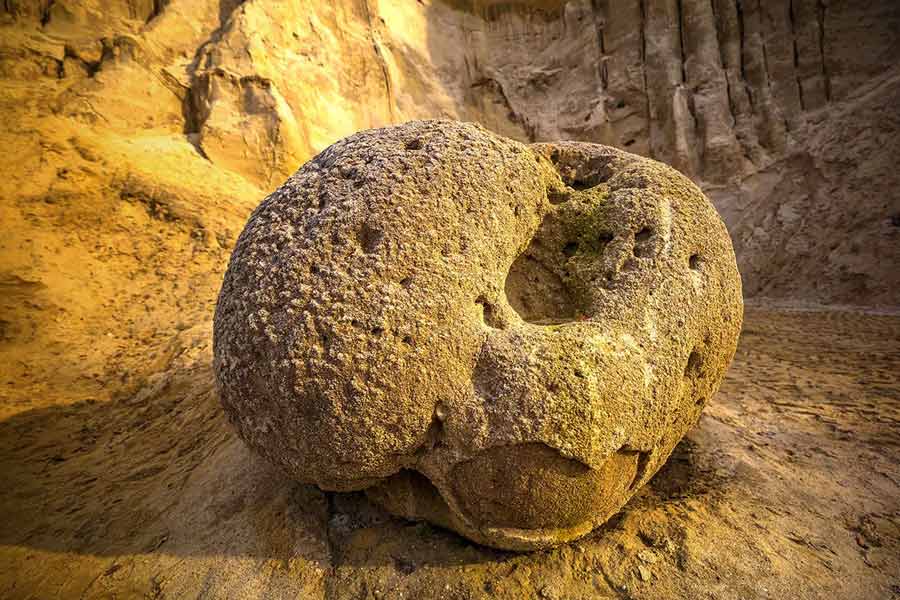 Image of Trovants stones of Romania