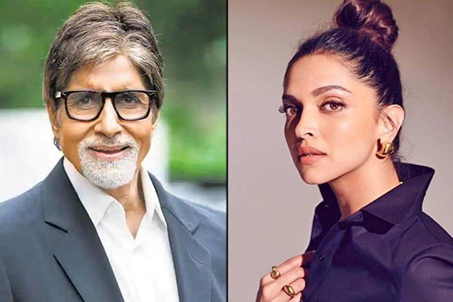 Amitabh Bachchan and Deepika Padukone