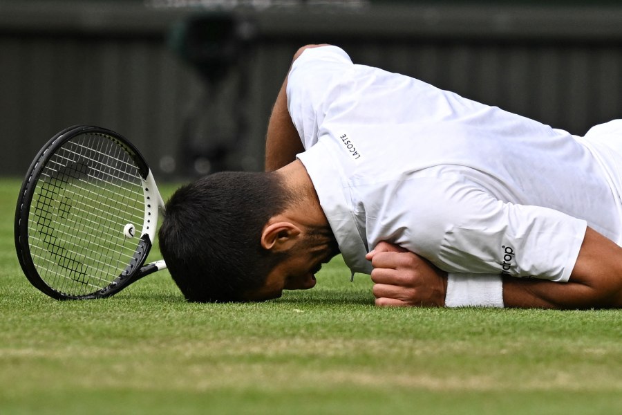Picture of Novak Djokovic during Wimbledon 2023 Final