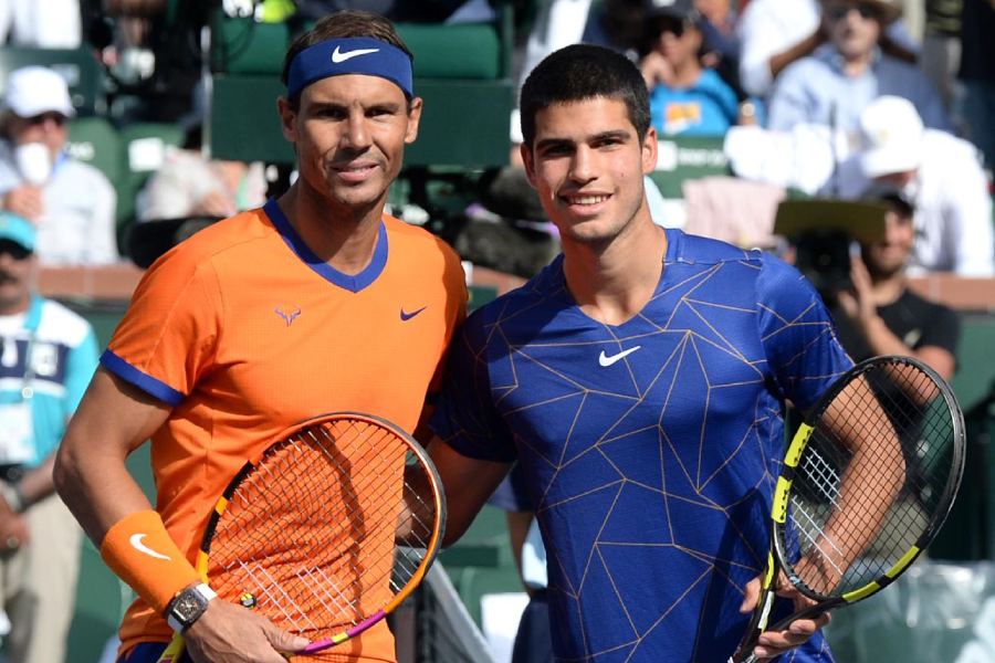 picture of Rafael Nadal and Carlos Alcaraz 