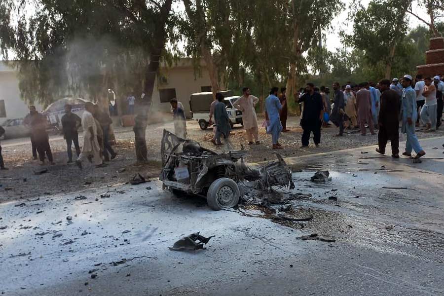 image of blast in pakistan 