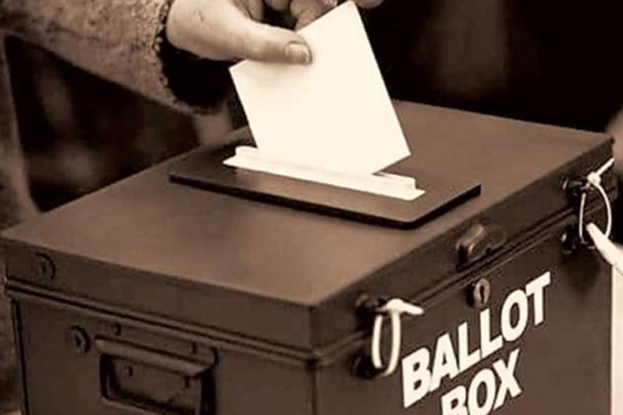 ballot box.