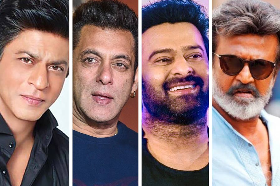 Shah Rukh Khan, Salman Khan, Prabhas and Rajnikanth