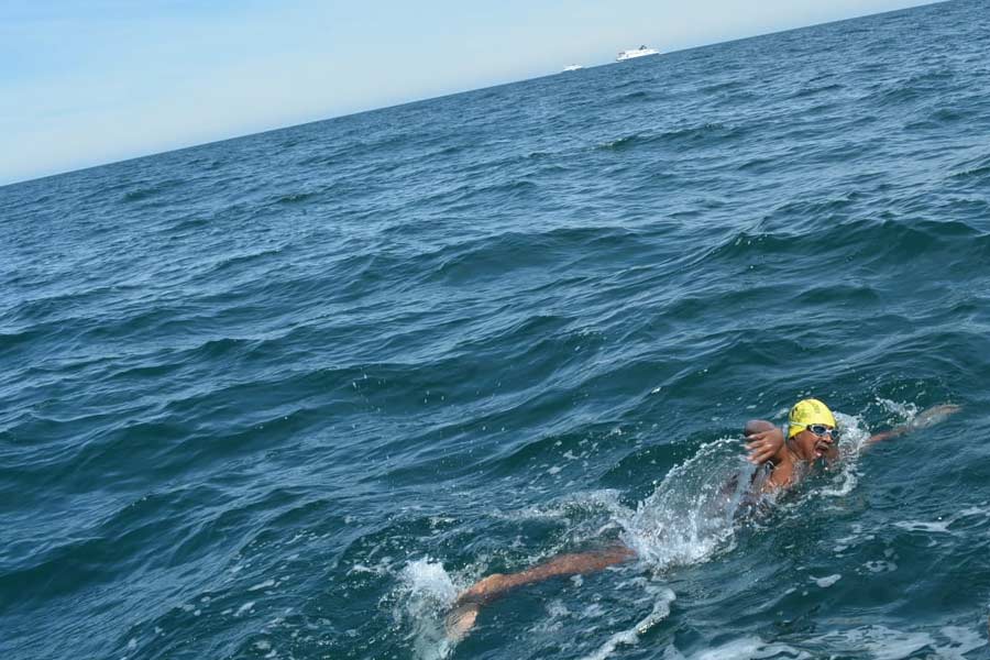 Bengal swimmer Remo Saha crossed English Channel again