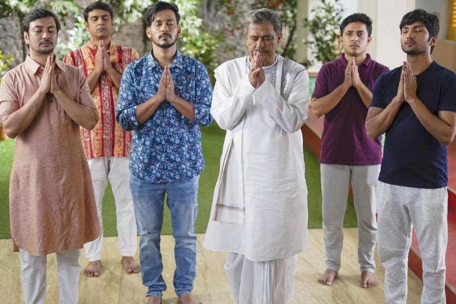 ‘বিয়ের ফুল’ সিরিয়ালের একটি দৃশ্য।